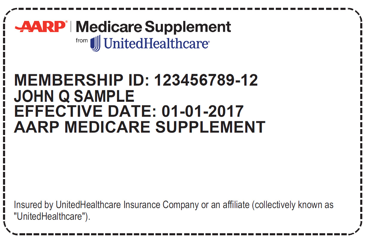 AARP Medicare Supplement Insurance Plan From UnitedHealthcare Dentegra